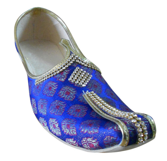 Men Shoes Indian Wedding Mojaries Handmade Groom Jutties Loafers & Slip Ons Flip-Flops Flat US 6-9