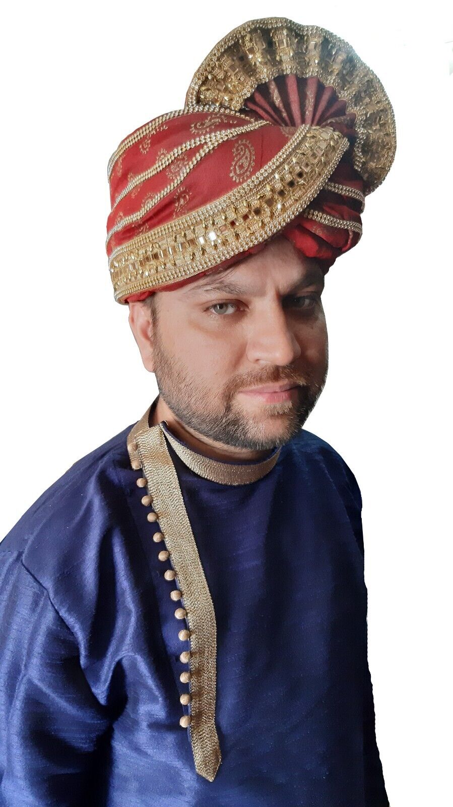 Traditional Men Hat Pagri Cotton popular Blend Turban Rajasthani Multicolor Safa Top Hat