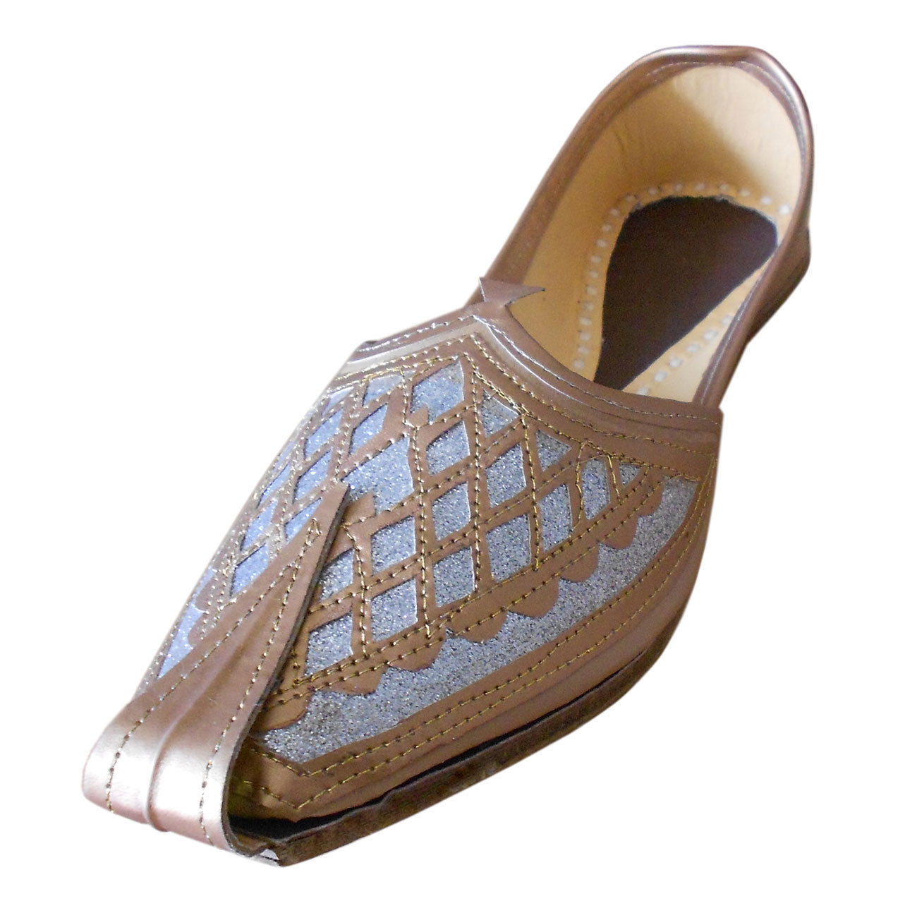 Men Shoes Handmade Mojaries Indian Ethnic Punjabi Jutties Leather Loafers Camel Khussa Flip-Flop US 7-9